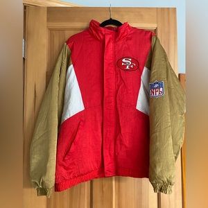 VINTAGE 49ERS JERSEY JACKET